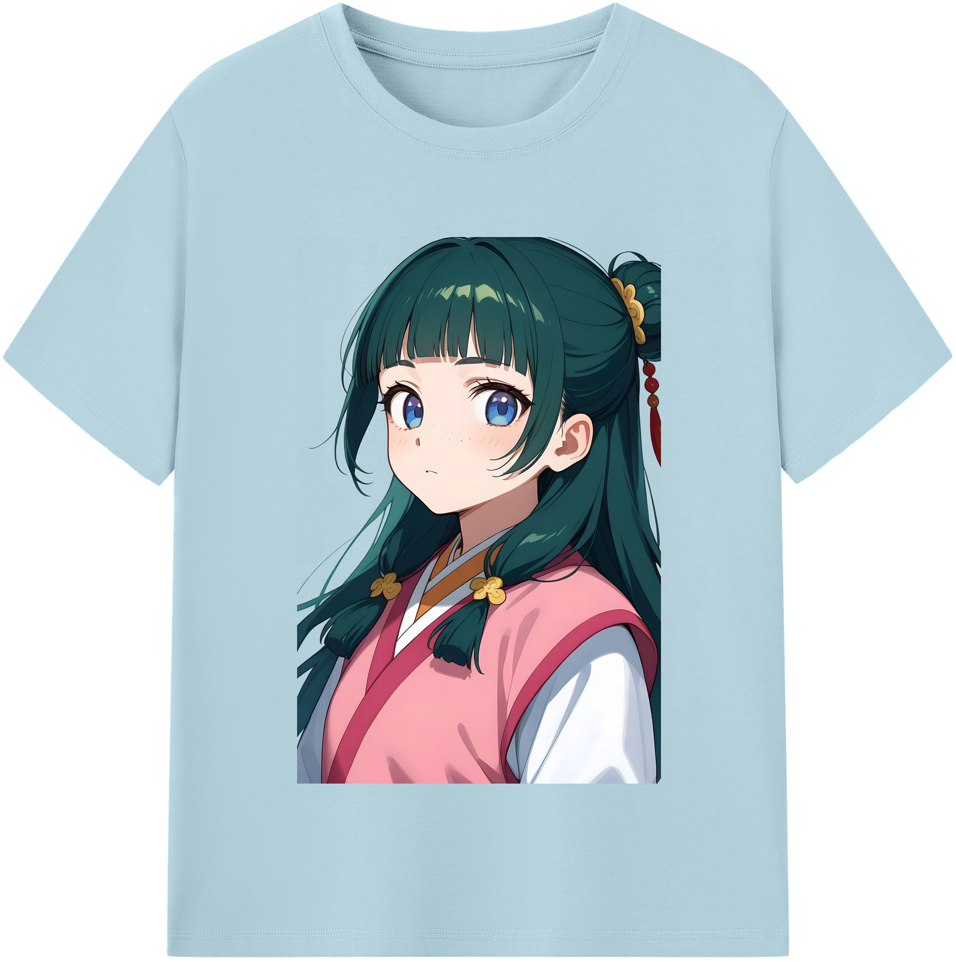 （画像用） 薬屋のひとりごと The Apothecary Diaries 綿100％半袖Tシャツ（フロントプリント）